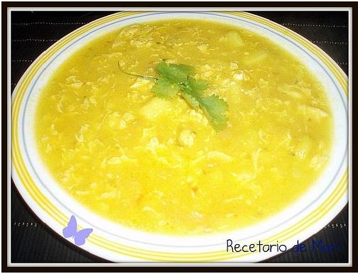 SOPA DE HUEVO