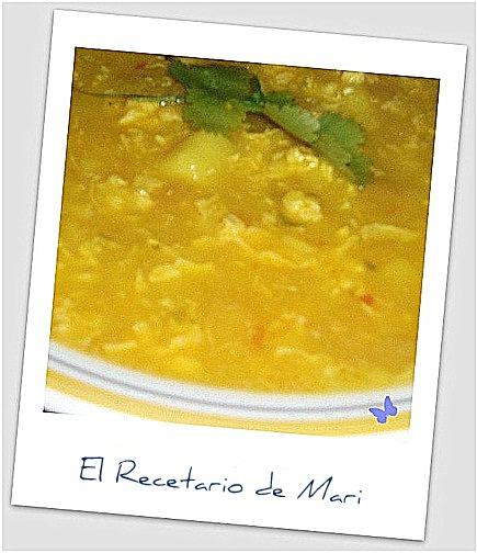 SOPA DE HUEVO