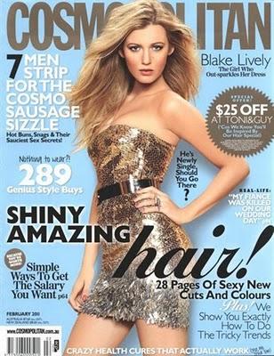 Blake Lively, portada de Cosmopolitan Australia