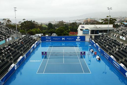 WTA de Hobart: Si la lluvia quiere, mañana habrá acción