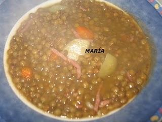 Productos Espuña y Lentejas dos versiones