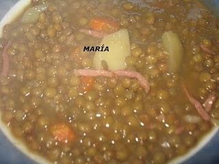 Productos Espuña y Lentejas dos versiones