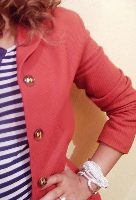 Mi look en rayas nuevamente, y es que las rayas se me est...