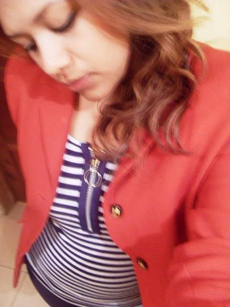 Mi look en rayas nuevamente, y es que las rayas se me est...