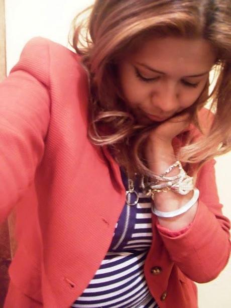 Mi look en rayas nuevamente, y es que las rayas se me est...