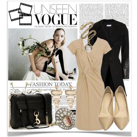 Jill Sander Dress with Rebecca Minkoff Clutch..