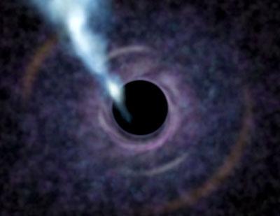 Astrónomos pesan el agujero negro más masivo de nuestro vecindario