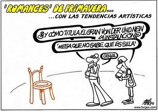 Galimatías literario en el arte actual