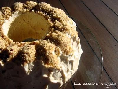 SEMIFRIO DE TURRON CON MERMELADA DE NARANJA DULCE