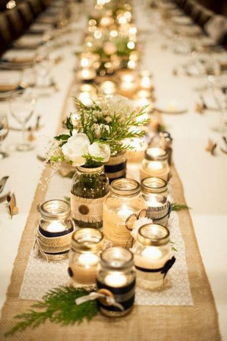 16 Masterful Mason Jar Wedding Ideas | weddingsonline: 