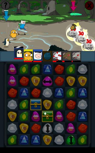 Adventure Time Puzzle Quest MOD APK Money + HP + Damage