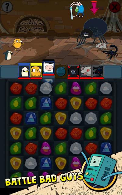 Adventure Time Puzzle Quest MOD APK Money + HP + Damage