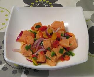 Ceviche de salmón