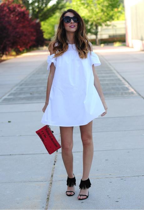 VESTIDO BLANCO ZARA