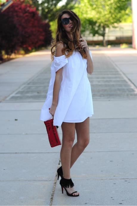 VESTIDO BLANCO ZARA