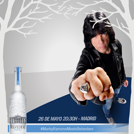 [Noticia] Marky Ramone protagonizará la fiesta Belvedere Vodka junto a The Zombie Kids y Aldo Comas