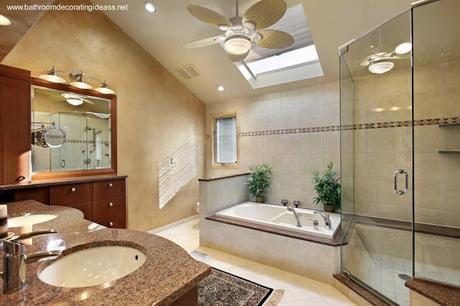 La remodelación del baño.