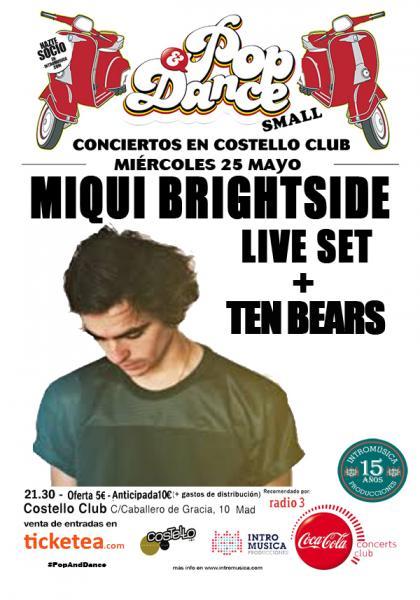 Concierto de Miqui Brightside y Ten Bears en Costello