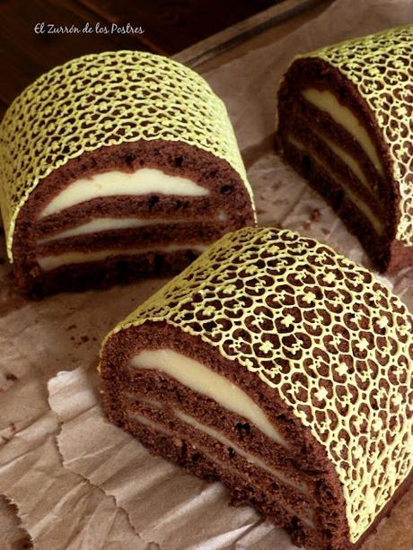 Pastel de Encaje al Limón y Cacao