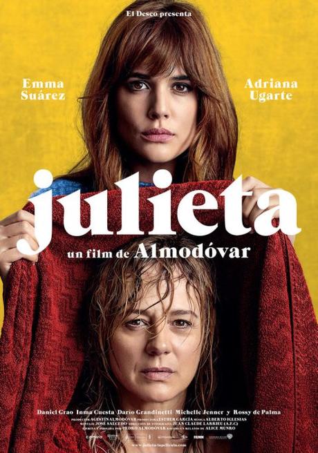 #Julieta de #PedroAlmodóvar se estrenará en Chile el 16 de Junio de 2016