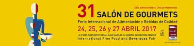 Fechas Salón de Gourmets 2017: 24 al 27 abril