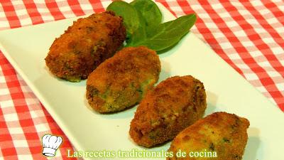 Croquetas de espinacas