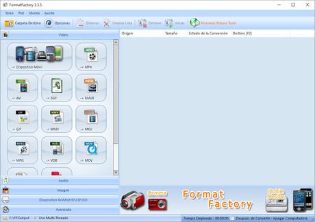 Format Factory 3.9.0.1 (Español) [X32/X64] [Pre-Activado] Multilenguaje,Convertidor de Videos