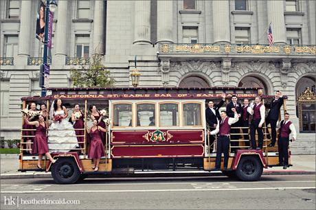 El transporte para los invitados también es un tema importante en la boda - Foto: www.thebridaldetective.com