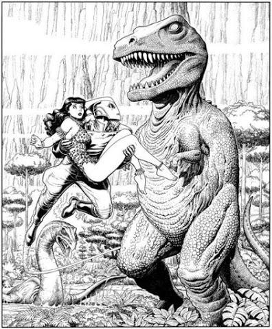 Las bestias prehistóricas de Arthur Adams