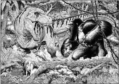 Las bestias prehistóricas de Arthur Adams