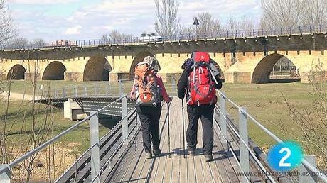 Camino de Santiago León. Puente Villarente.