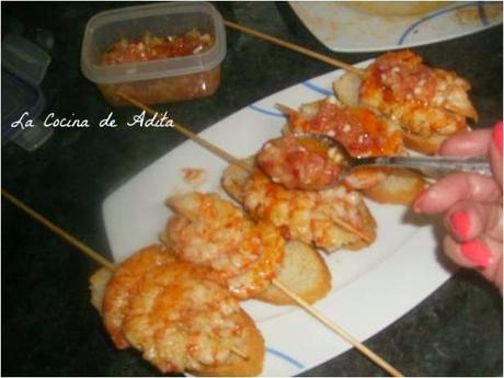 BROCHETA  DE  GAMBONES