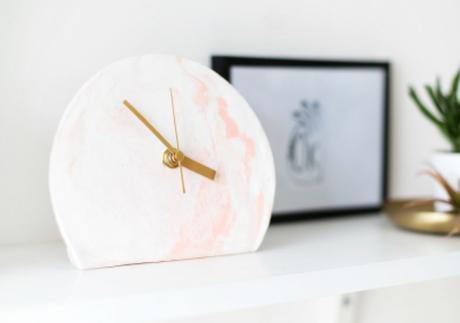 2 DIY relojes de sobremesa