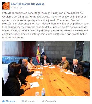 Sobre el Congreso celebrado en Tenerife “El Ajedrez, herramienta educativa en el aula” (IV)