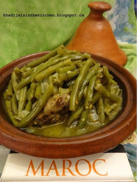 TAGINE DE BŒUF AUX HARICOTS VERTS / BEEF TAGINE WITH GREEN BEANS / TAGINE DE TERNERA CON JUDIAS VERDES / طاجين اللحم بالفاصوليا الخضراء