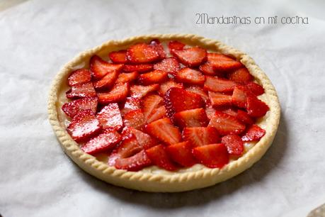 como preparar tartaleta de fresas con crema pastelera y masa quebrada