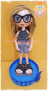 Aquí os dejo la segunda muñeca que ha viajado a Argentina...