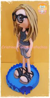 Aquí os dejo la segunda muñeca que ha viajado a Argentina...