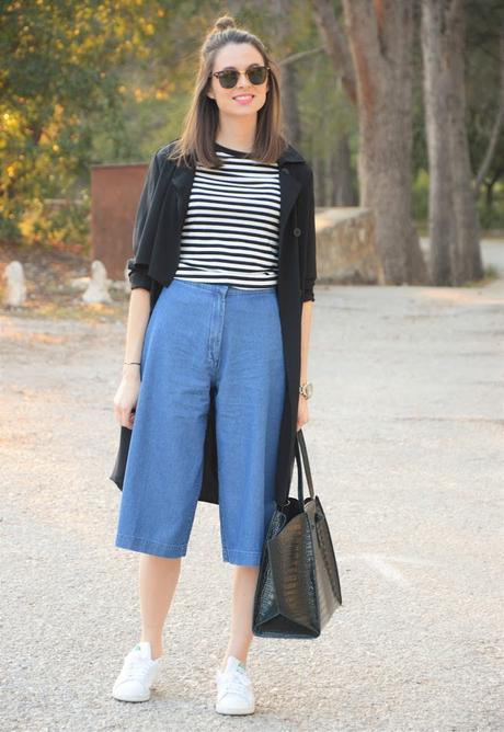 DENIM CULOTTE