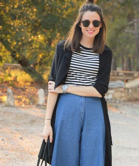 DENIM CULOTTE