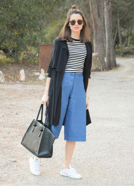 DENIM CULOTTE