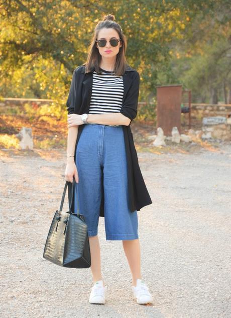 DENIM CULOTTE