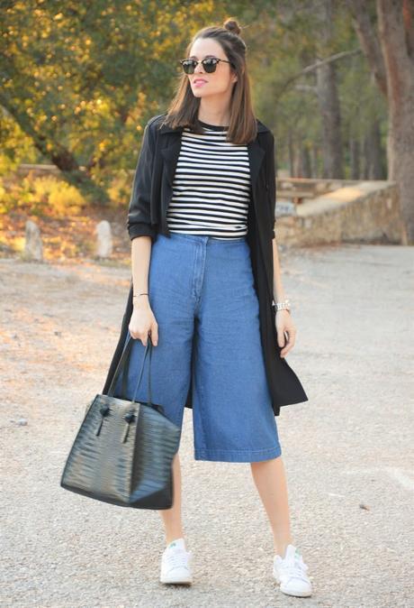 DENIM CULOTTE