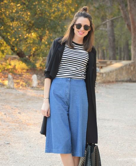 DENIM CULOTTE