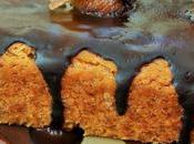 Bizcocho vegano naranja ganache chocolate