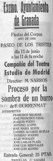 Corpus en Granada, 1966: Hace 50 años