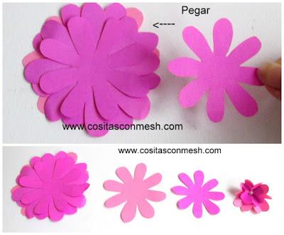 2 Ideas para hacer flores de papel para regalos