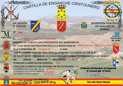 Entrenamiento para bajar de 12 horas en los 101 Kilómetros de Ronda