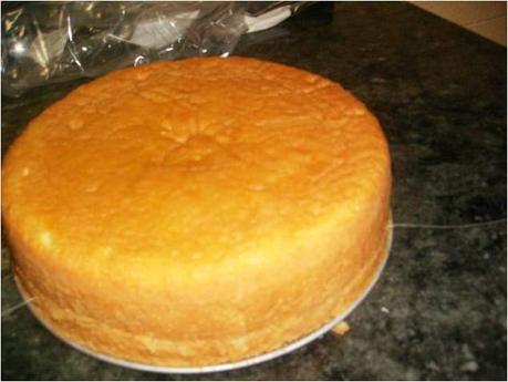 BIZCOCHO DE COCO CON MANTILLA DE AZÚCAR