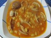 Pochas verde blancas, almejas carril